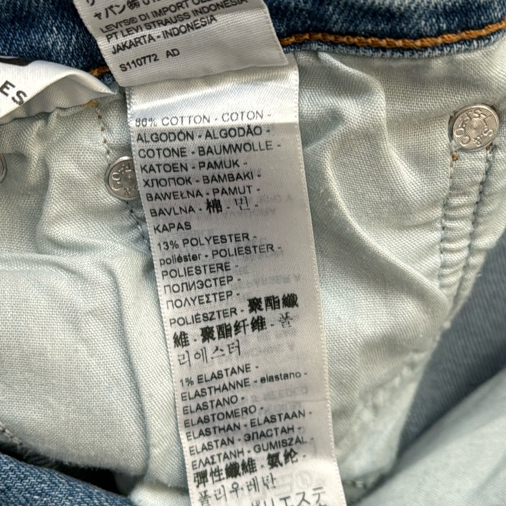 Levi’s Wedgie Straight Jeans Size 28 - Picture 10 of 13